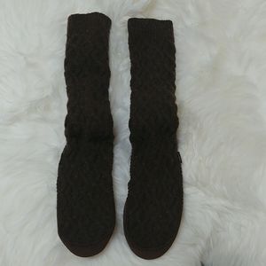 Acorn sock slippers